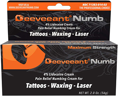 Tattoo Numbing Cream by Deeveeant
